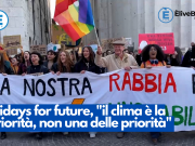 Fridays for future, “il clima è la priorità, non una delle priorità”