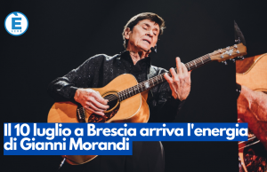 Il 10 luglio a Brescia arriva l’energia di Gianni Morandi