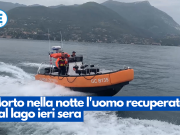 Morto nella notte l’uomo recuperato dal lago ieri sera