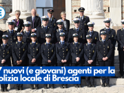 17 nuovi (e giovani) agenti per la Polizia locale di Brescia