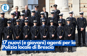 17 nuovi (e giovani) agenti per la Polizia locale di Brescia