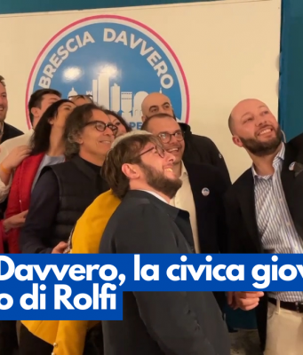Brescia Davvero, la civica giovane a sostegno di Rolfi