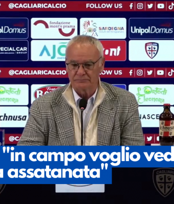 Ranieri, “in campo voglio vedere una squadra assatanata”