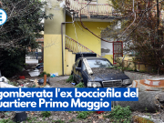 Sgomberata l’ex bocciofila del quartiere Primo Maggio