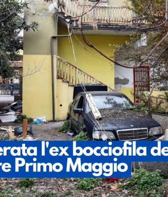 Sgomberata l’ex bocciofila del quartiere Primo Maggio