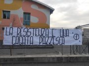 Striscione al Mantegna, “la Resistenza è una cagata pazzesca”