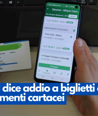 Trenord dice addio a biglietti e abbonamenti cartacei