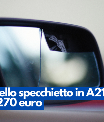 Truffa dello specchietto in A21. Spariti 270 euro