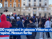 1500 ragazzini in piazza Vittoria: risse e rapine. Nessun ferito
