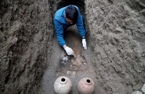 Cina: Henan, tomba risalente alla dinastia Tang