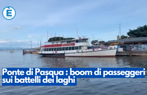 Ponte di Pasqua: boom di passeggeri sui battelli dei laghi