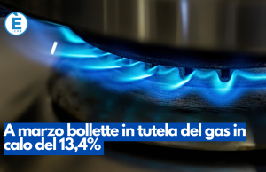 A marzo bollette in tutela del gas in calo del 13,4%