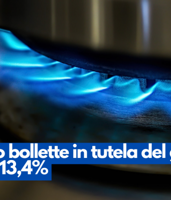 A marzo bollette in tutela del gas in calo del 13,4%