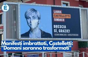Manifesti imbrattati, Castelletti: “Domani saranno trasformati”
