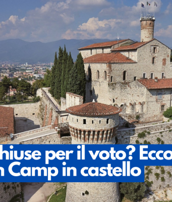 Scuole chiuse per il voto? Ecco l’Election Camp in castello