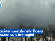 Maxi-temporale nella Bassa Bresciana, le immagini