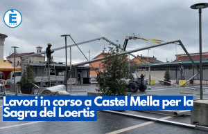 Lavori in corso a Castel Mella per la Sagra del Loertis