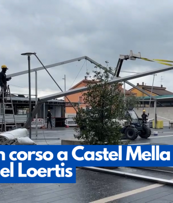 Lavori in corso a Castel Mella per la Sagra del Loertis