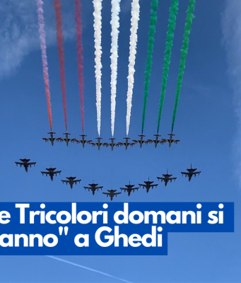 Le Frecce Tricolori domani si “alleneranno” a Ghedi