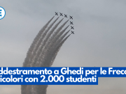 Addestramento a Ghedi per le Frecce Tricolori con 2.000 studenti