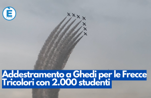 Addestramento a Ghedi per le Frecce Tricolori con 2.000 studenti