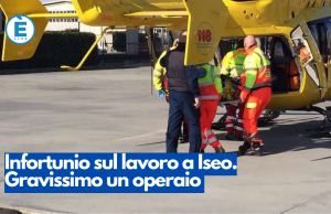 Infortunio sul lavoro a Iseo. Gravissimo un operaio