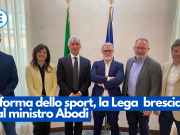 Riforma dello sport, la Lega bresciana dal ministro Abodi