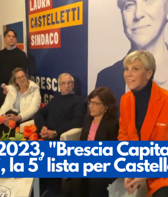 Loggia 2023, “Brescia Capitale… umano”, la 5° lista per Castelletti