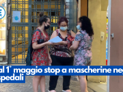Dal 1° maggio stop a mascherine negli ospedali