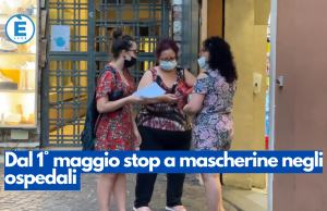 Dal 1° maggio stop a mascherine negli ospedali