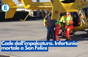 Cade dall’impalcatura. Infortunio mortale a San Felice