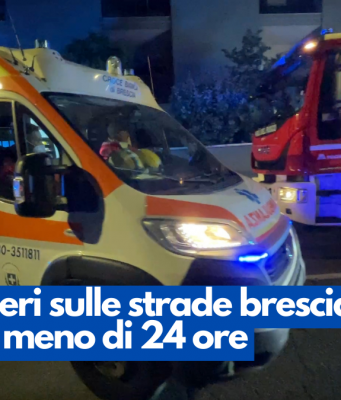 Giorni neri sulle strade bresciane: due morti in meno di 24 ore