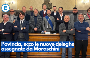 Provincia, ecco le nuove deleghe assegnate da Moraschini