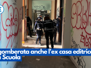 Sgomberata anche l’ex casa editrice La Scuola