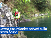 Quattro escursionisti salvati sulla ferrata Sasse