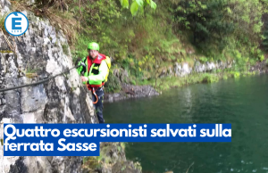 Quattro escursionisti salvati sulla ferrata Sasse