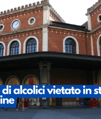 Asporto di alcolici vietato in stazione e al Carmine