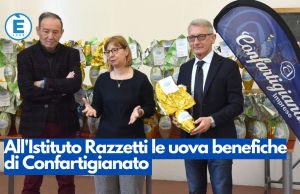 All’Istituto Razzetti le uova benefiche di Confartigianato