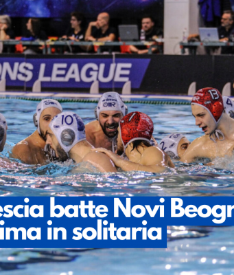 L’An Brescia batte Novi Beograd e ora è prima in solitaria