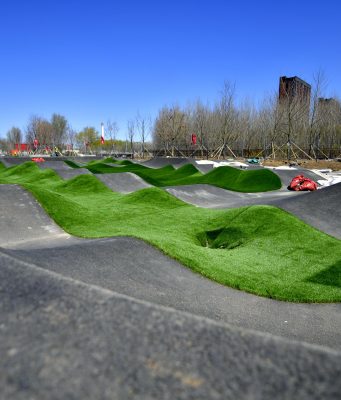 Cina: parco internazionale di pump track apre a Shenyang