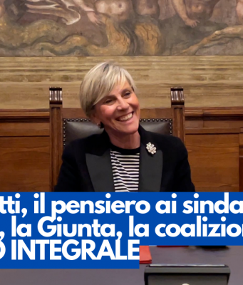 Castelletti, il pensiero ai sindaci emiliani, la Giunta, la coalizione. VIDEO INTEGRALE