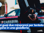 Nei guai due minorenni per tentata rapina in una gioielleria