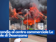Incendio al centro commerciale Le Vele di Desenzano