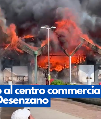 Incendio al centro commerciale Le Vele di Desenzano