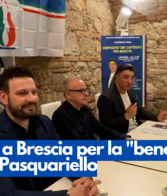 Rotondi a Brescia per la “benedizione laica” a Pasquariello