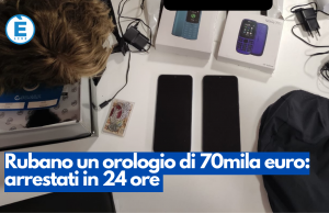 Rubano un orologio di 70mila euro: arrestati in 24 ore