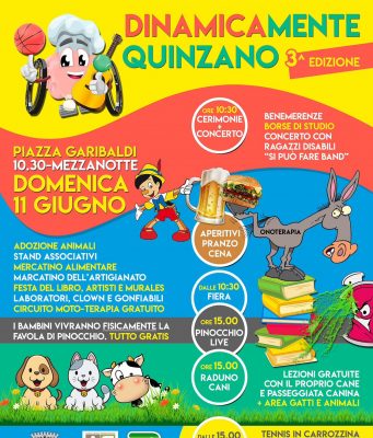 “Dinamicamente Quinzano”, domenica 11 giugno, la 3° edizione