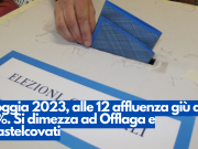 Loggia 2023, l’affluenza alle 12 è al 14,23%. In calo di 4 punti