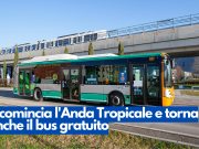 Ricomincia l’Anda Tropicale e torna anche il bus gratuito