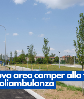 Una nuova area camper alla fermata metro Poliambulanza